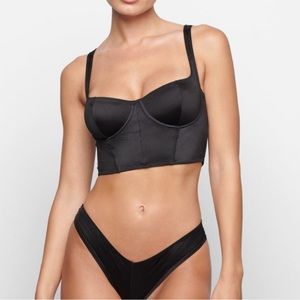Skims Satin Corset Top